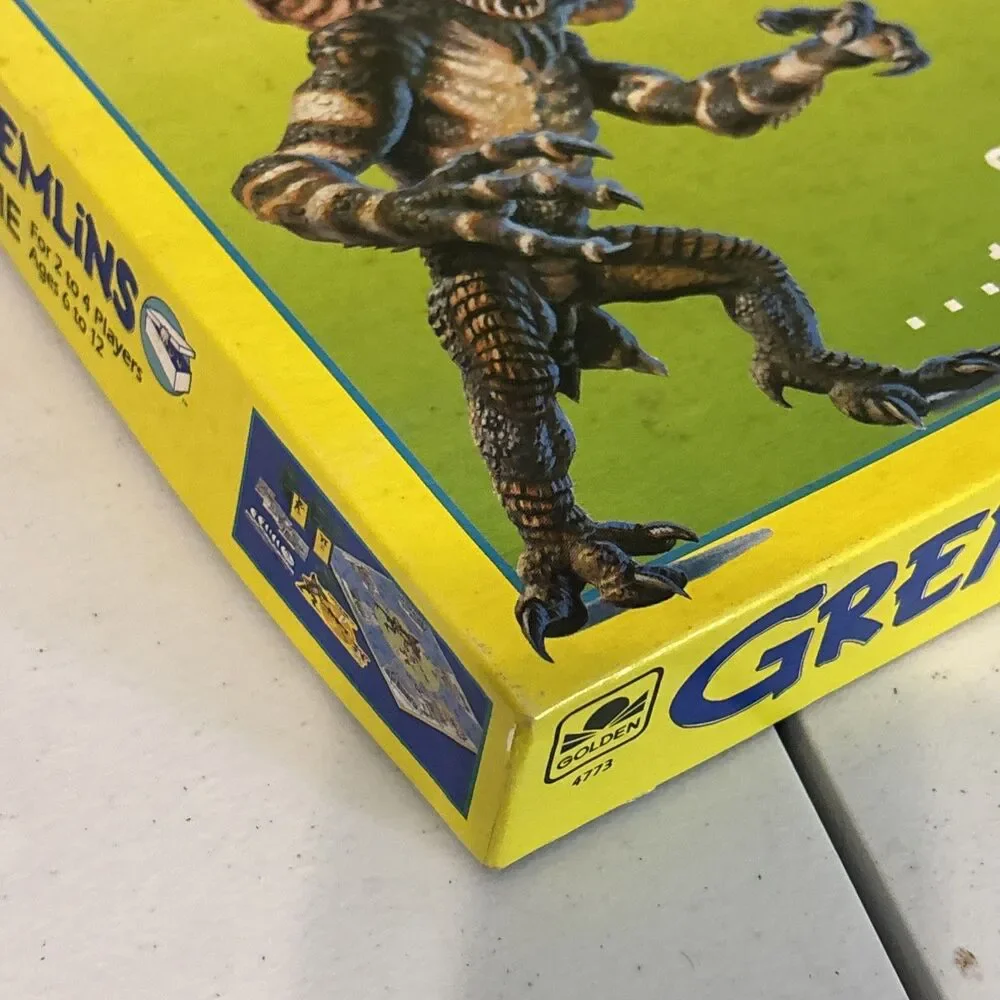 VINTAGE 1984 Gremlins Board Game Complete Golden Game Gizmo With Instructions